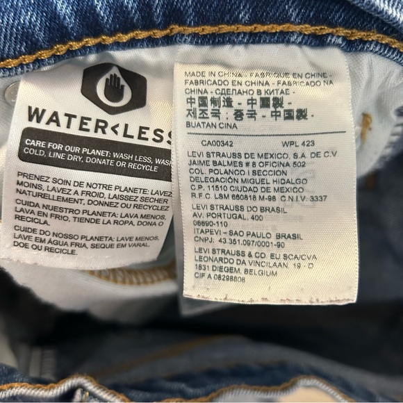 Levis 541 Jeans Mens 30x30 Light Blue Wash Faded Measure 30x28 Athletic Fit - Picture 8 of 10